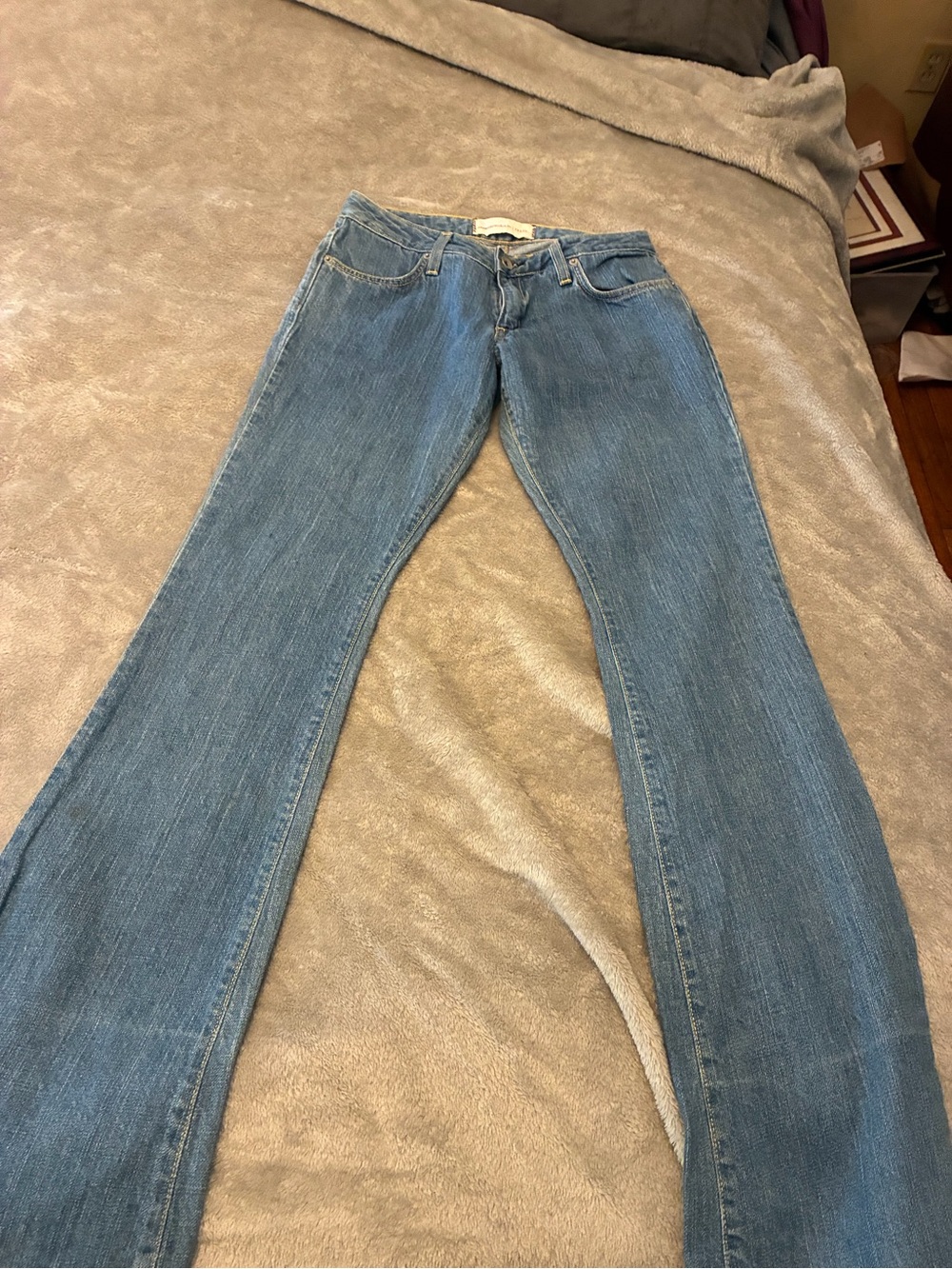 Paper Denim & Cloth Light Blue Wide Leg Jeans